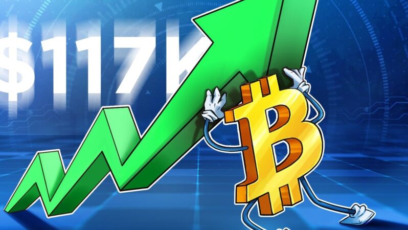 Bitcoin trader, BTC fiyatı kritik trend çizgisini geri aldıktan sonra 117 bin doları görüyor