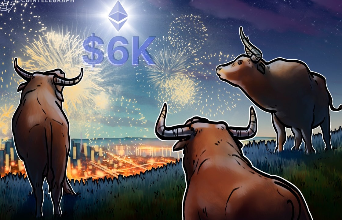 Ether boğa bayrağı $6.000 hedefliyor, ETH borsalardaki arzı %12’ye düştü
