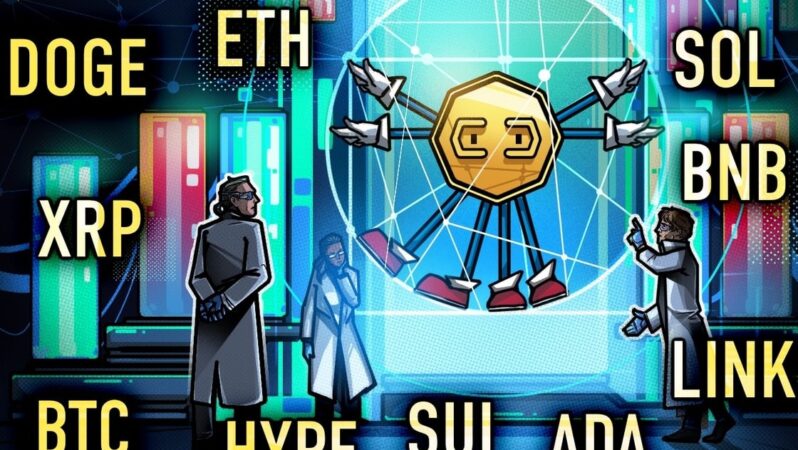 Fiyat Tahminleri 10/8: BTC, ETH, BNB, XRP, SOL, DOGE, ADA, HYPE, LINK, SUI