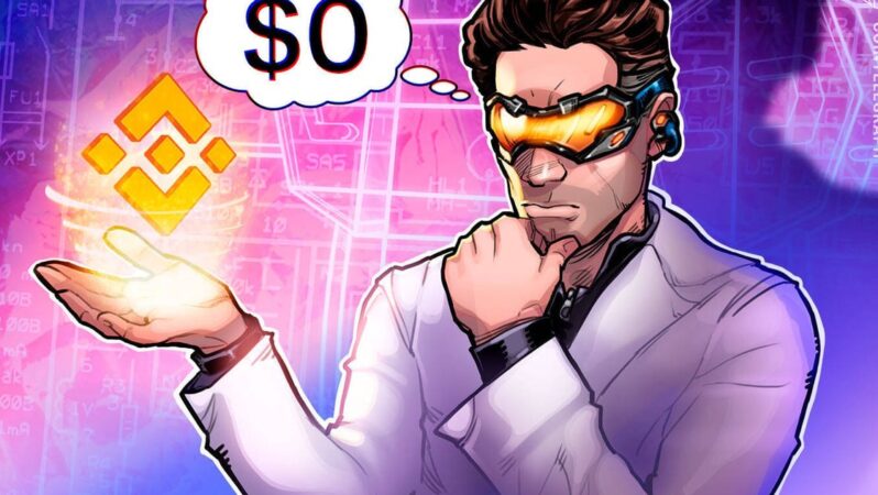 Binance, tokenların $0’a düşmediğini açıkladı, ‘görüntüleme’ sorunu sorumlu tutuluyor