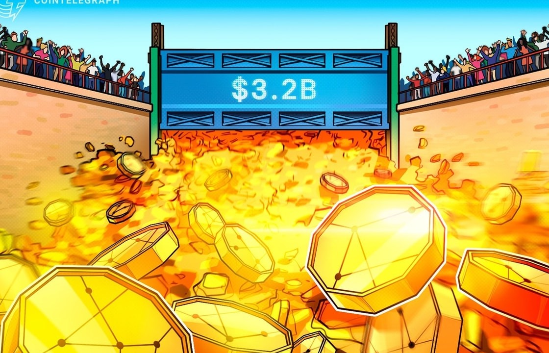 Kripto fonlar, Cuma günkü ani çöküşe rağmen 3,2 milyar dolarlık giriş çekti.