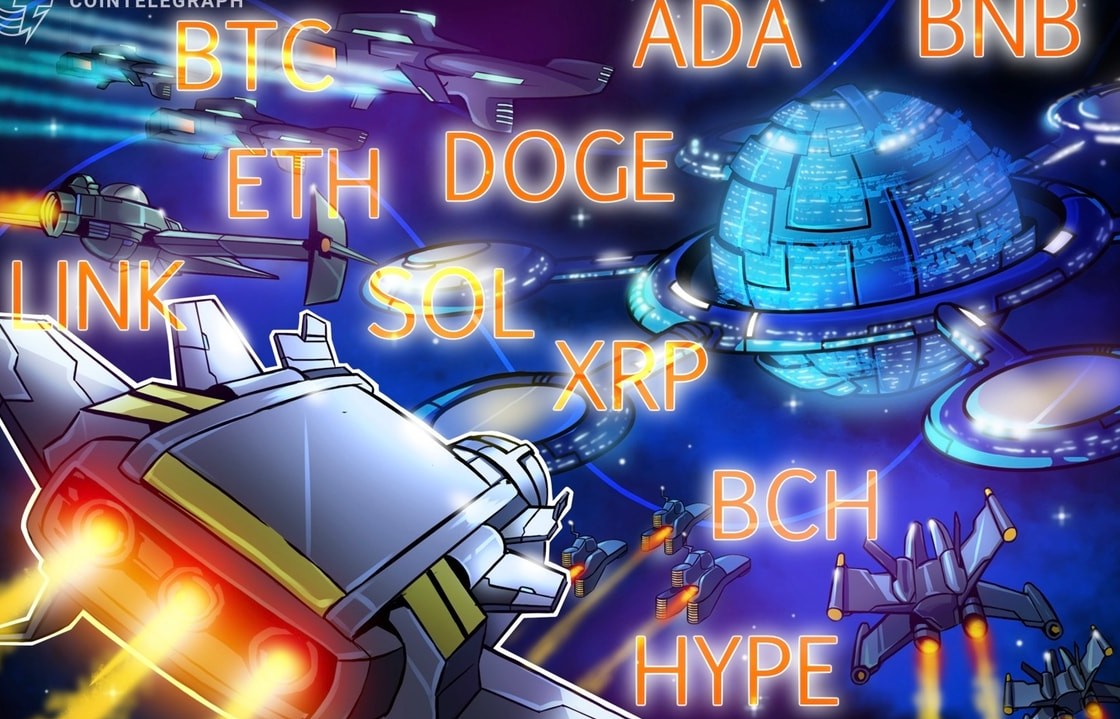 Fiyat Tahminleri 14/11: BTC, ETH, XRP, BNB, SOL, DOGE, ADA, HYPE, LINK, BCH